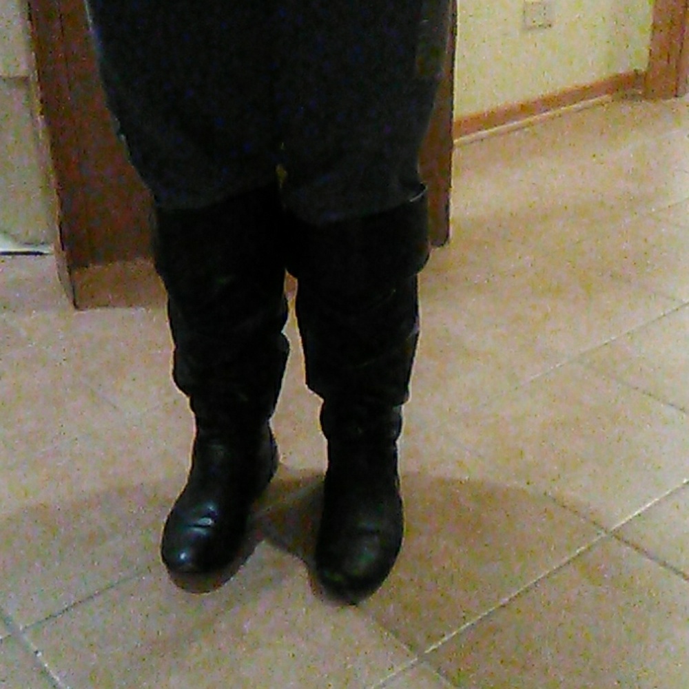 Black "Pirate" Boots Lower East Side